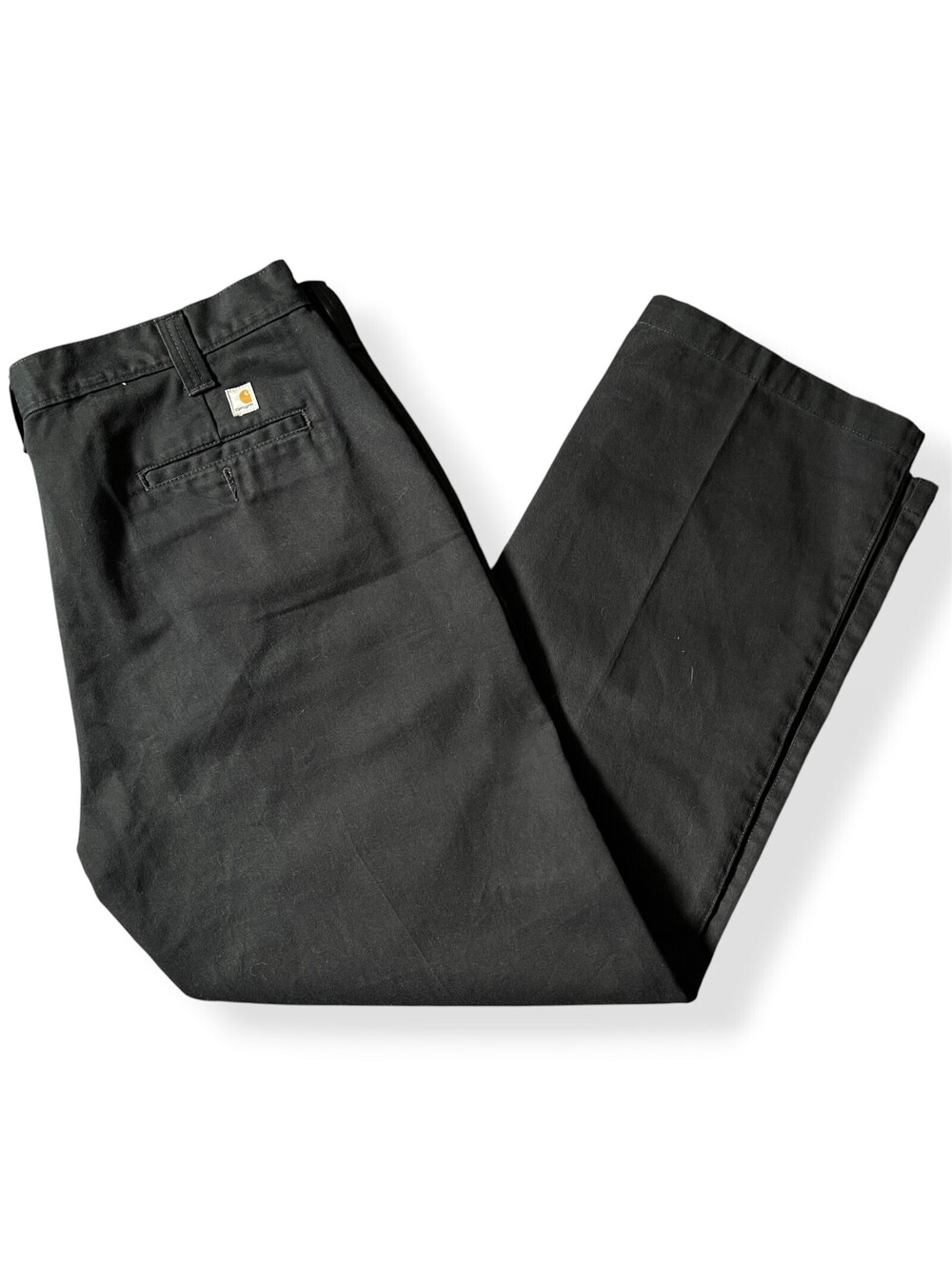 Carhartt Pants Mens 40x32 Black B290 BLK Blended Twill Workwear Durable Utility